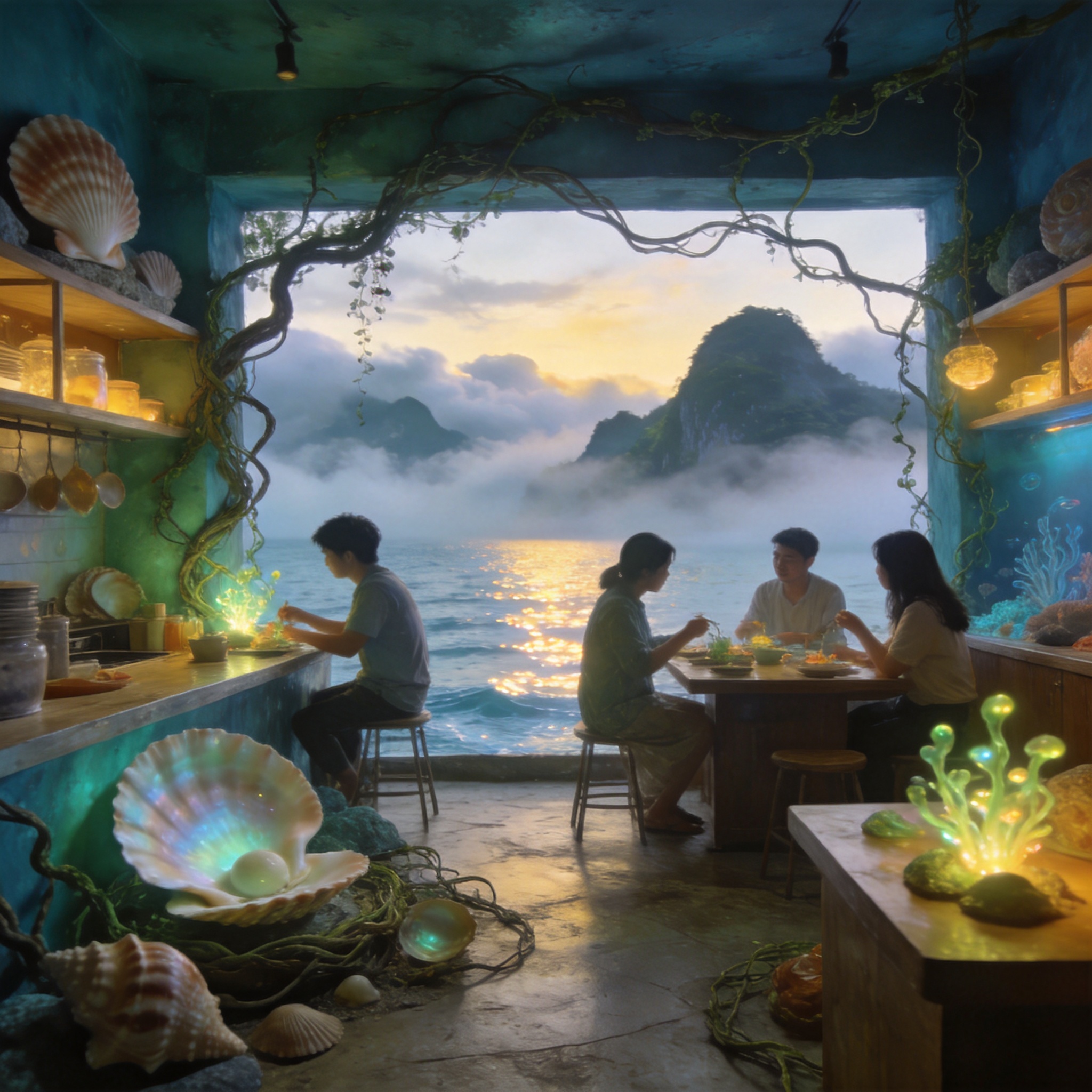短剧《山海食堂》海报
